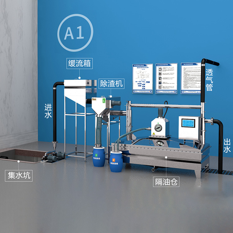 同层排水智能油水分离器